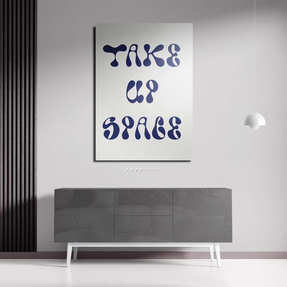 Ruimte voor Jouw Energie – staande wandkunst voor woonkamer of interieur