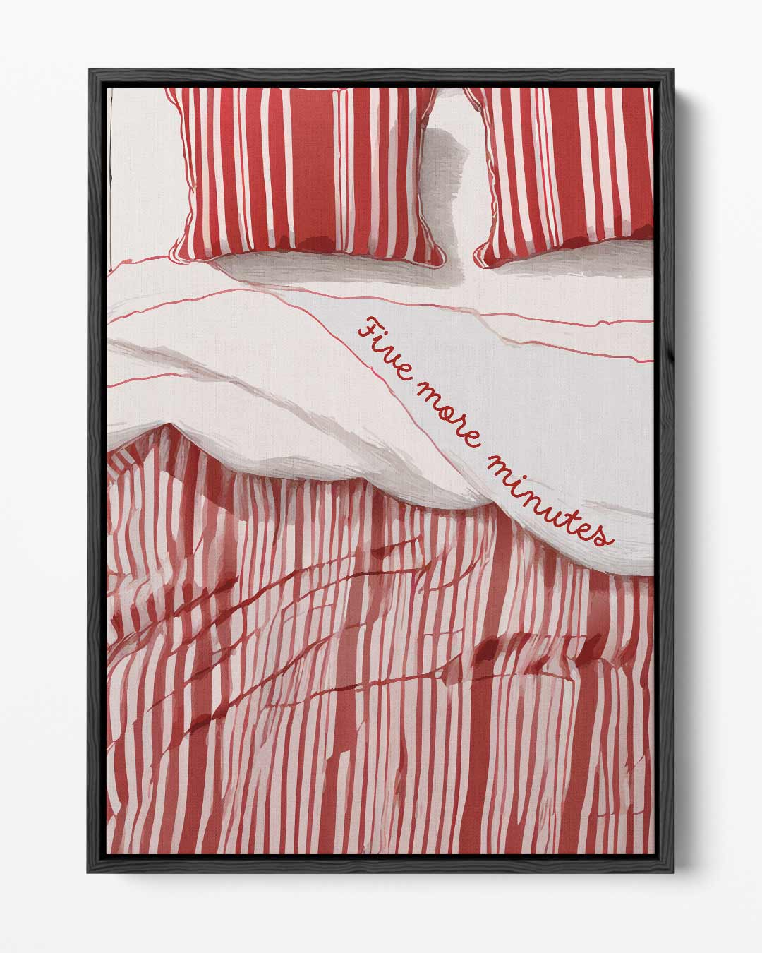 Five More Minutes Wandkunst – portret kunstwerk als wanddecoratie