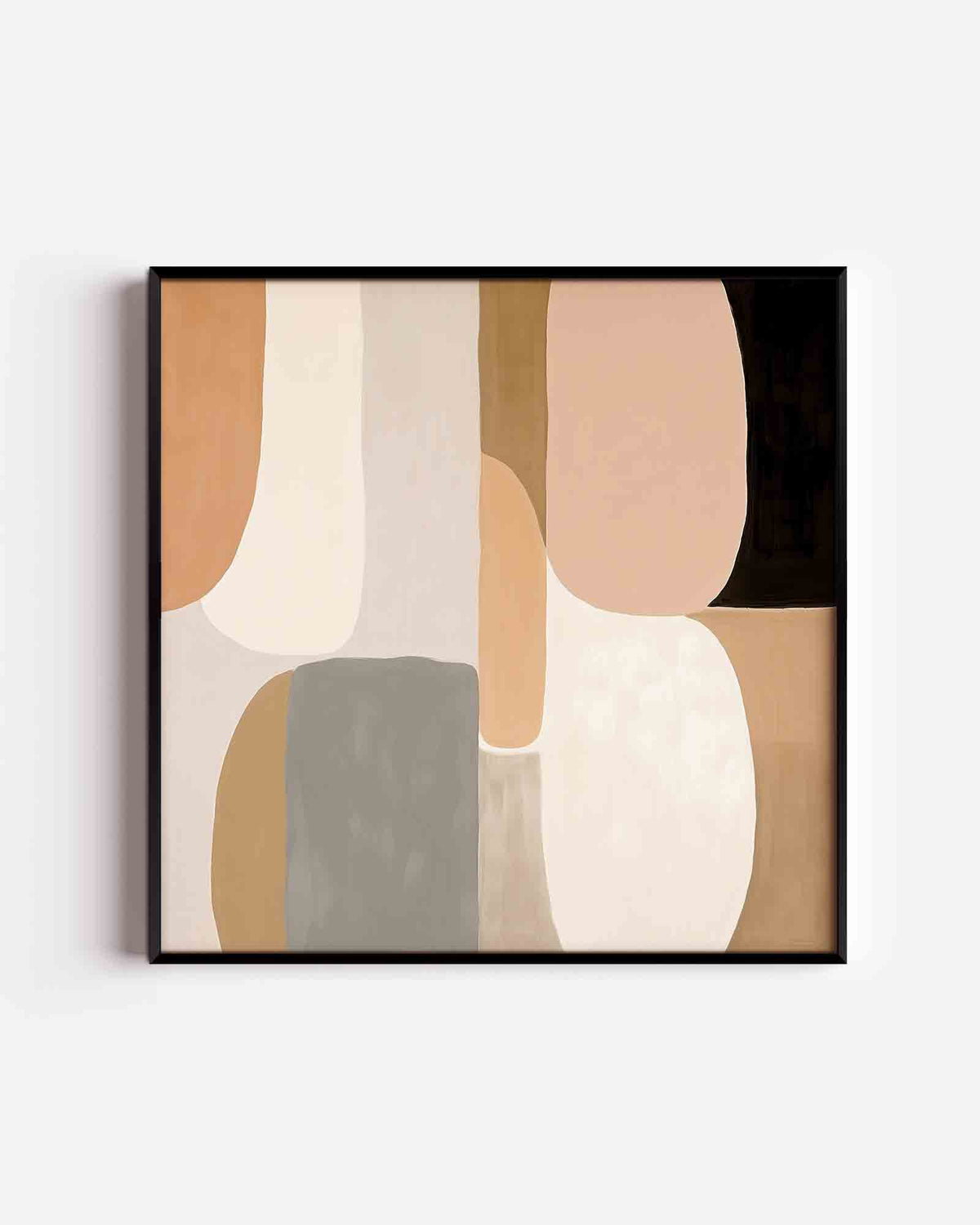 Abstracte vormen – abstracte vierkante poster als wanddecoratie