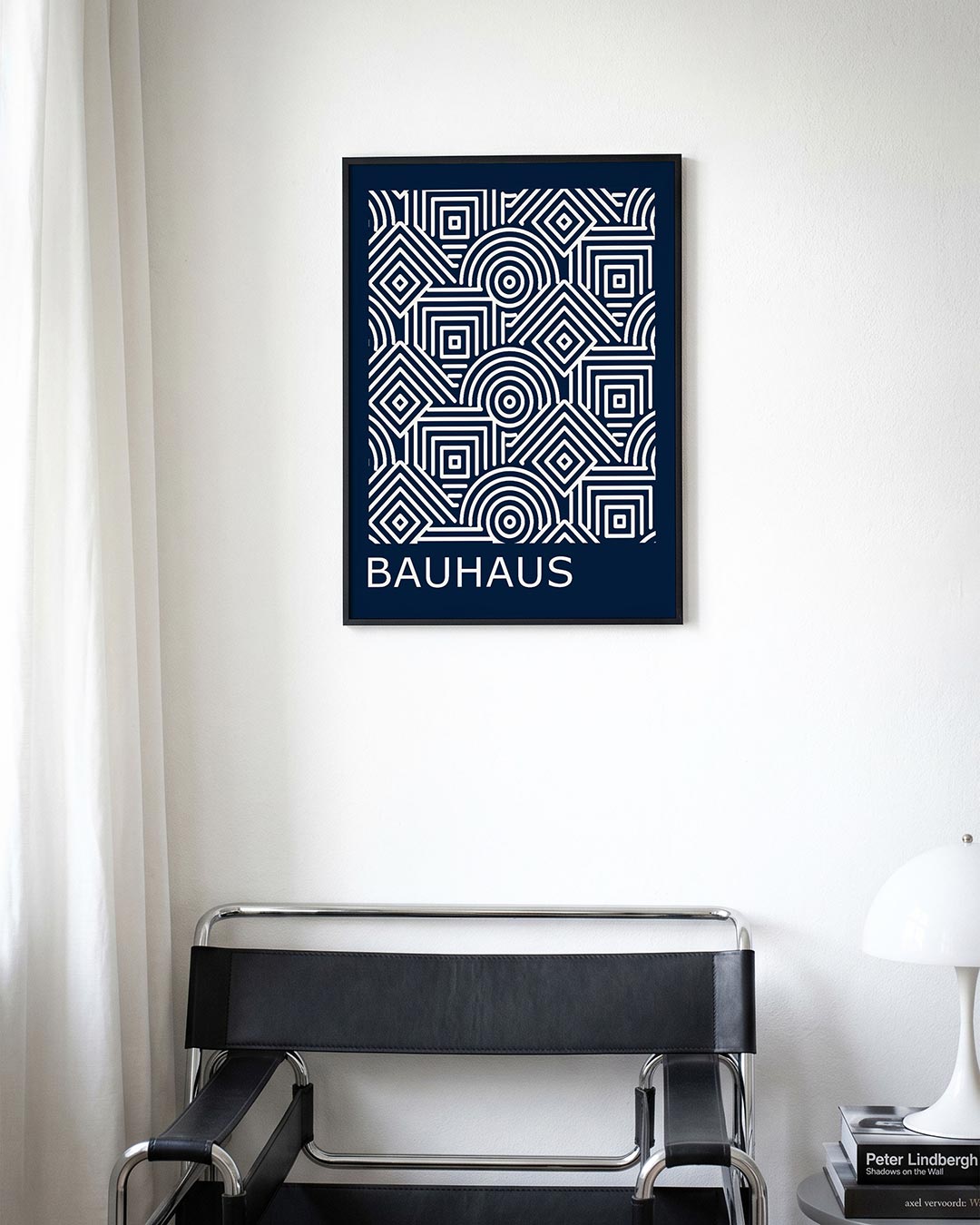 Lijnen en patronen – moderne Bauhaus wandkunst als poster