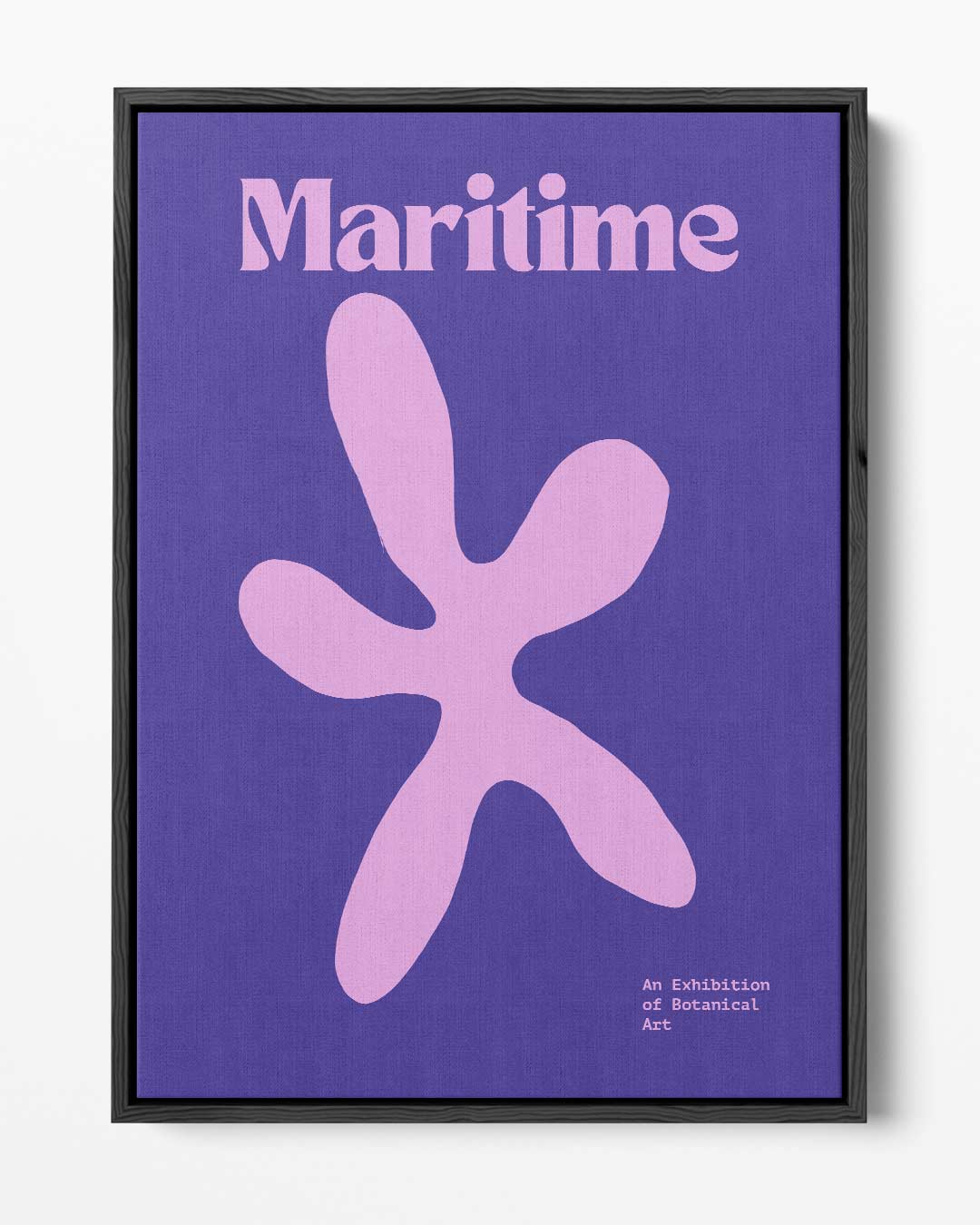 Maritieme Bloem – portret kunstwerk als wanddecoratie