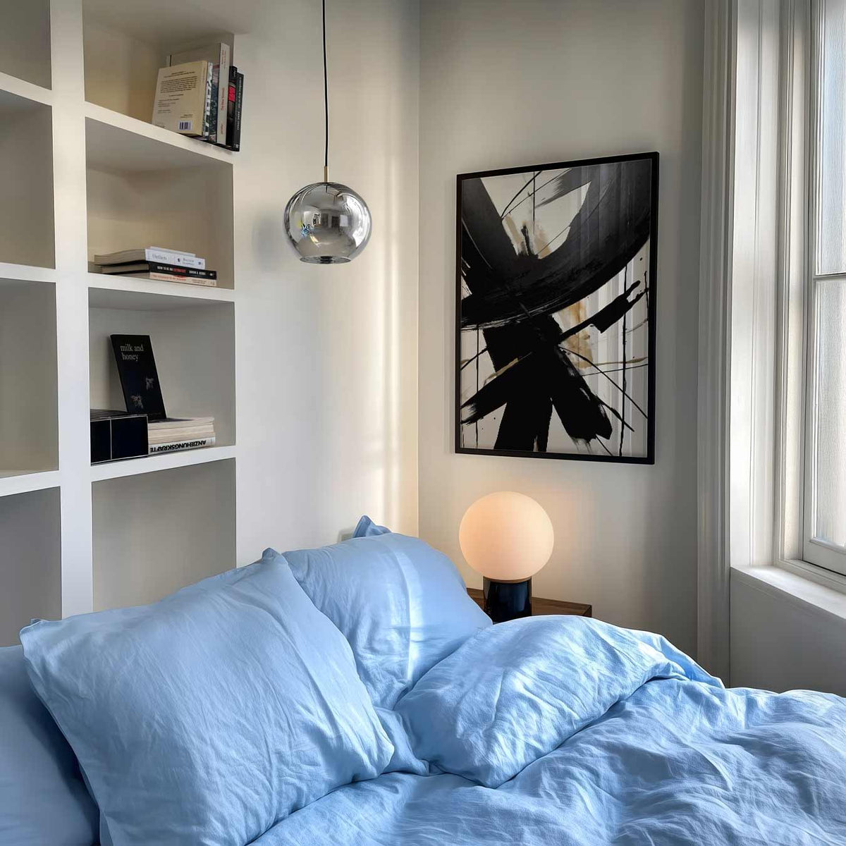 Moderne Abstracte Expressie – abstracte poster als moderne staande wanddecoratie