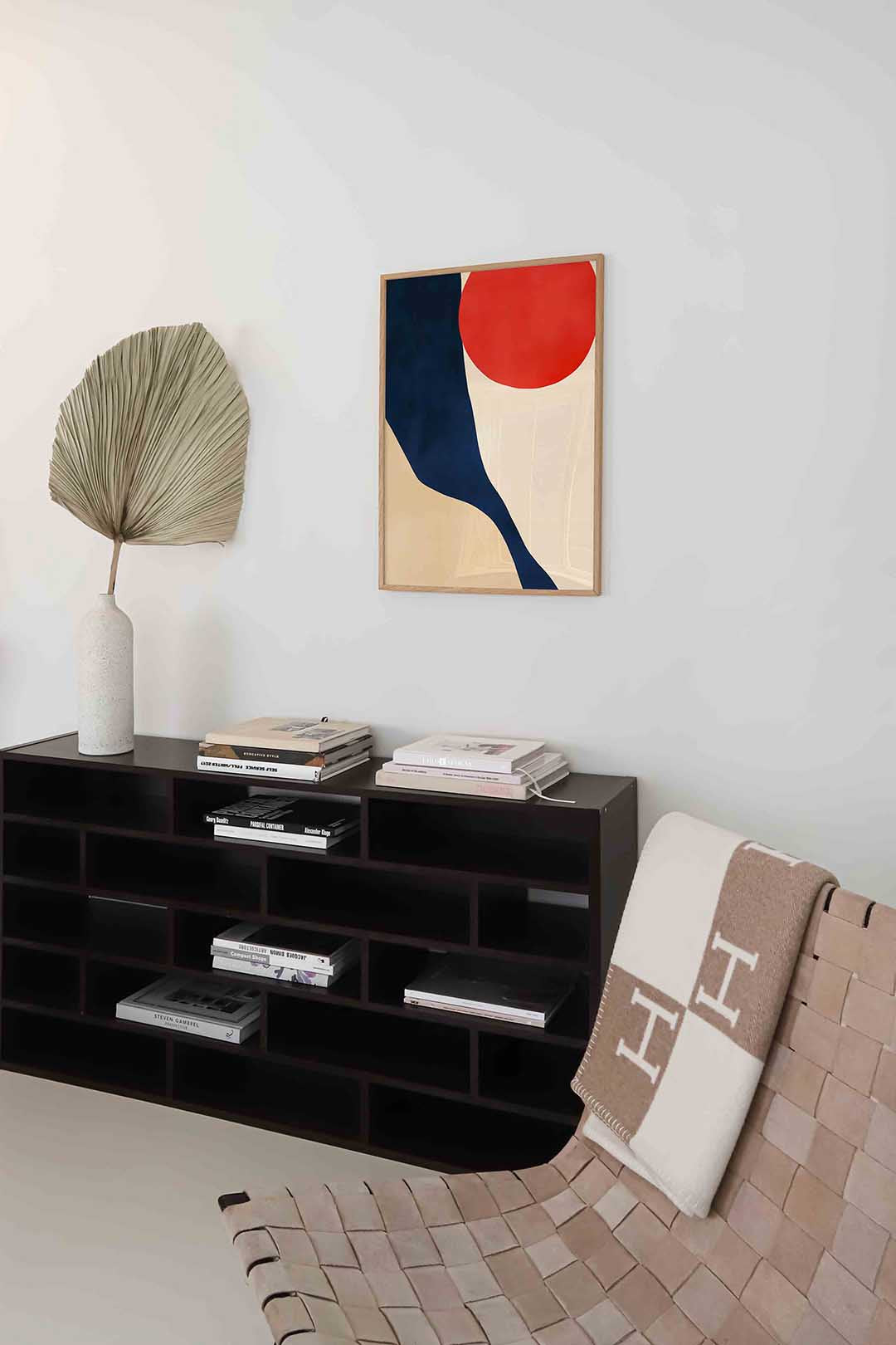 Abstracte vormen – staande moderne wanddecoratie van WallArtistic