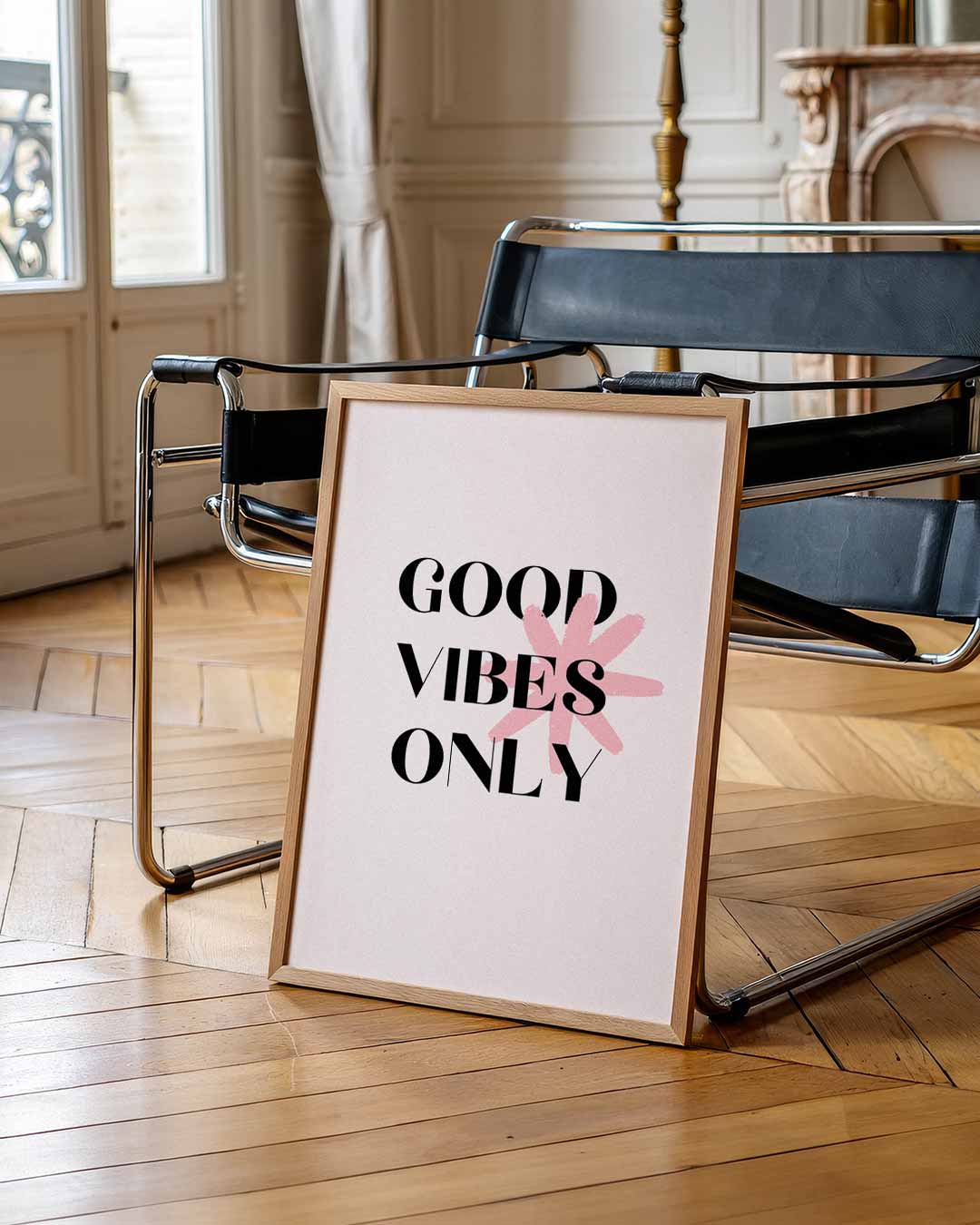 Good Vibes Only – quote poster als inspirerende wanddecoratie