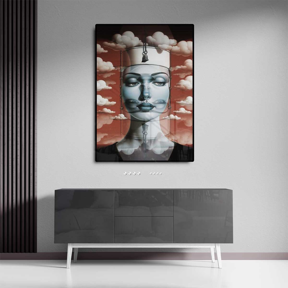 Dromerige Illusie – portret wandkunst van WallArtistic