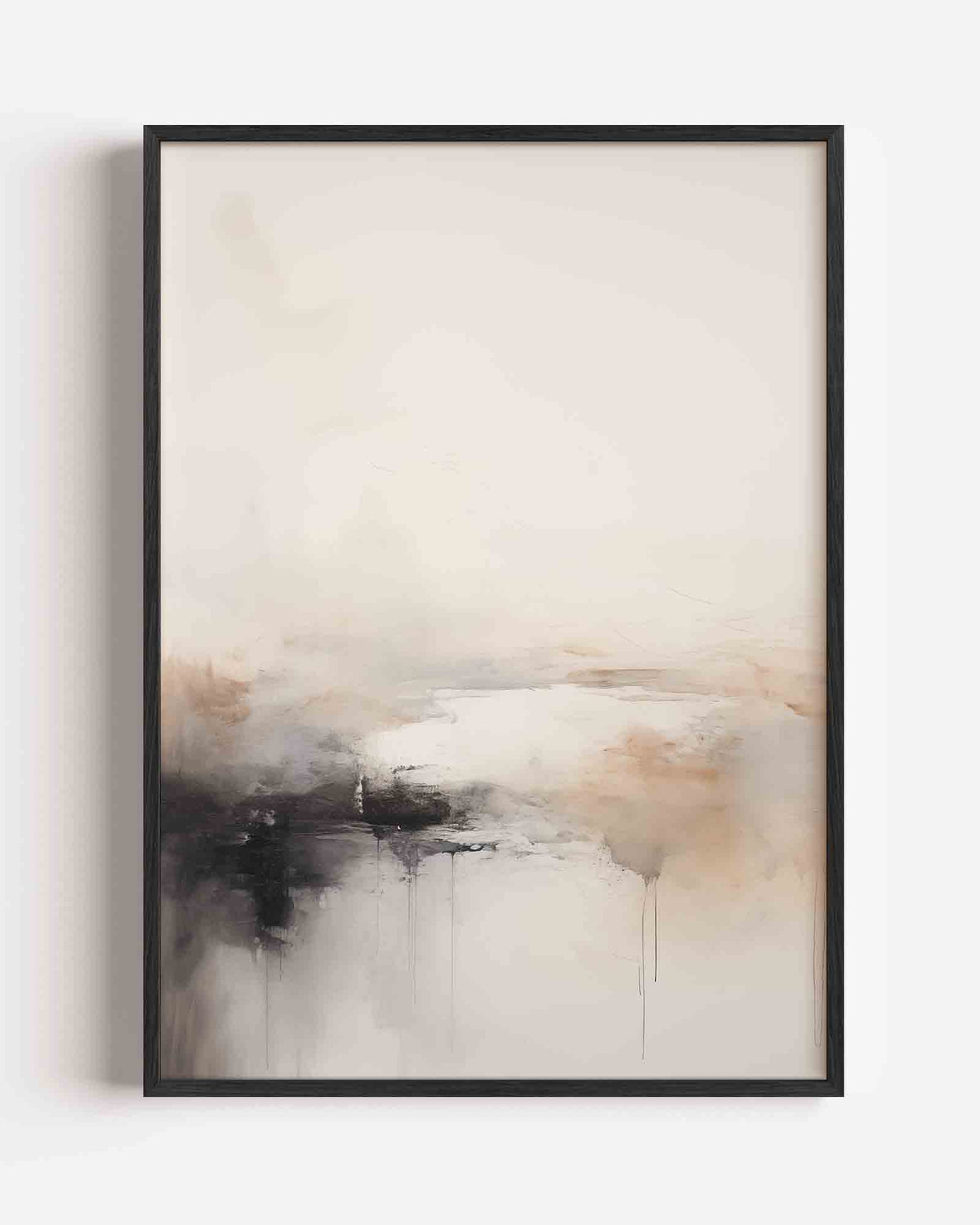 Abstracte landschapsweergave – natuur portret poster als wanddecoratie