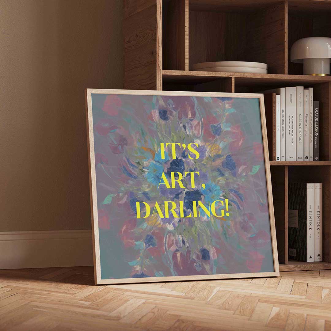 Abstracte – moderne wandkunst met kleur en vormen als poster