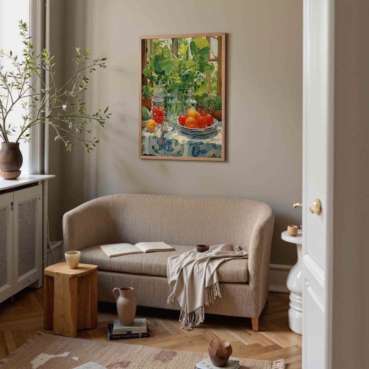 Groenten en fruit – botanische poster in staand formaat