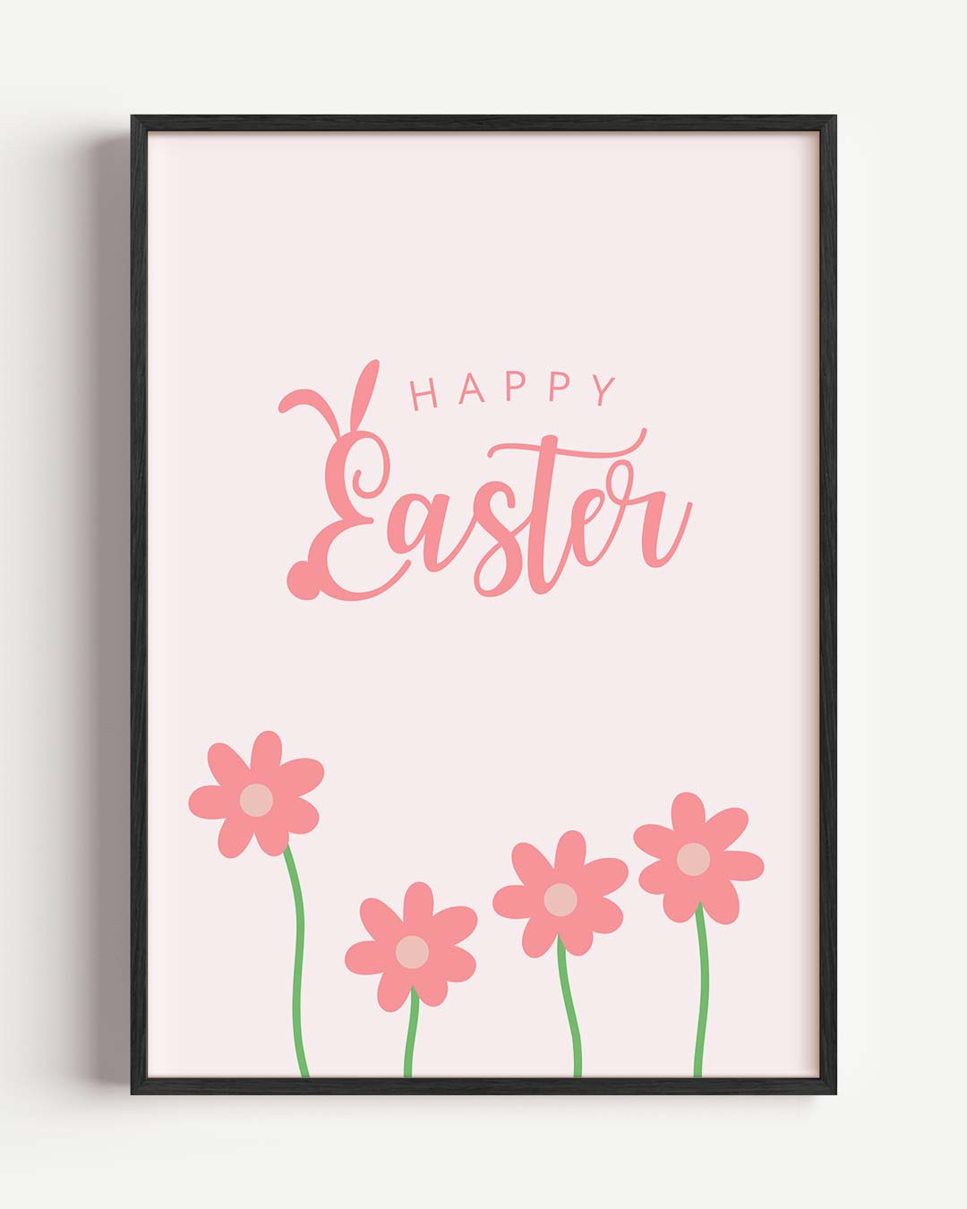 Lente Bloemen Pasen – paas portret poster als wanddecoratie
