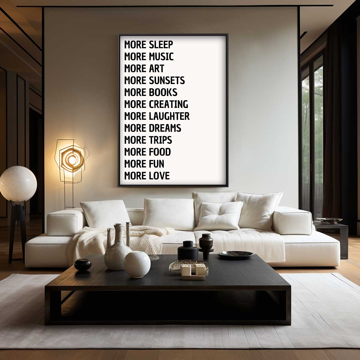 Meer van het Goede – canvas wanddecoratie in portret formaat