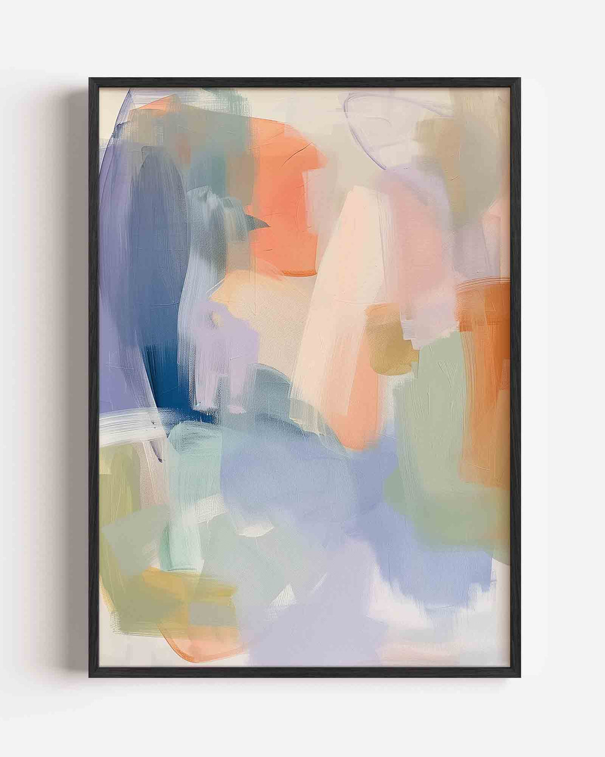 Abstracte vormen – abstracte textuur portret poster als wanddecoratie