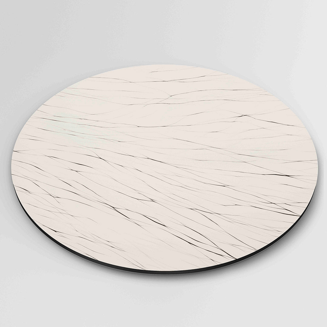 Lijnenpatroon – ronde wanddecoratie met abstract ontwerp