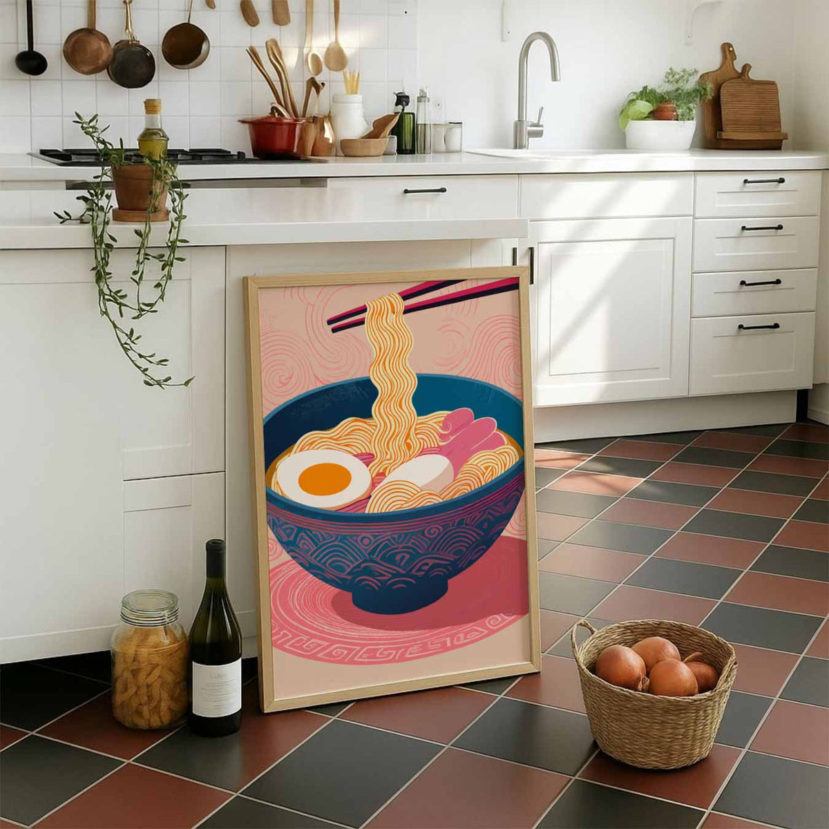 Ramen Liefhebbers – staande muurposter voor keuken of eethoek