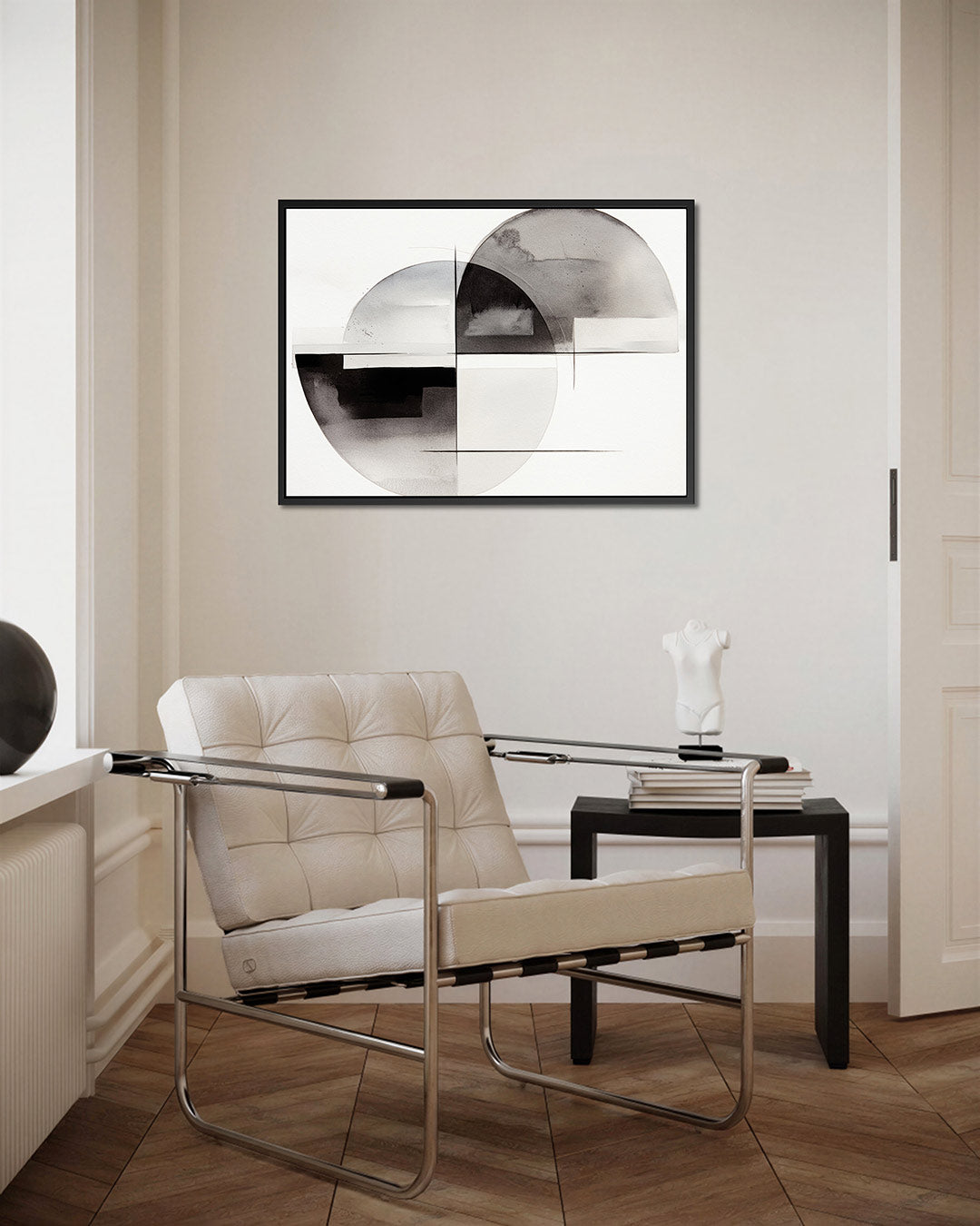 Geometrische vormen – Wanddecoratie kunstwerk – kunstwerk op canvas, dibond of plexiglas