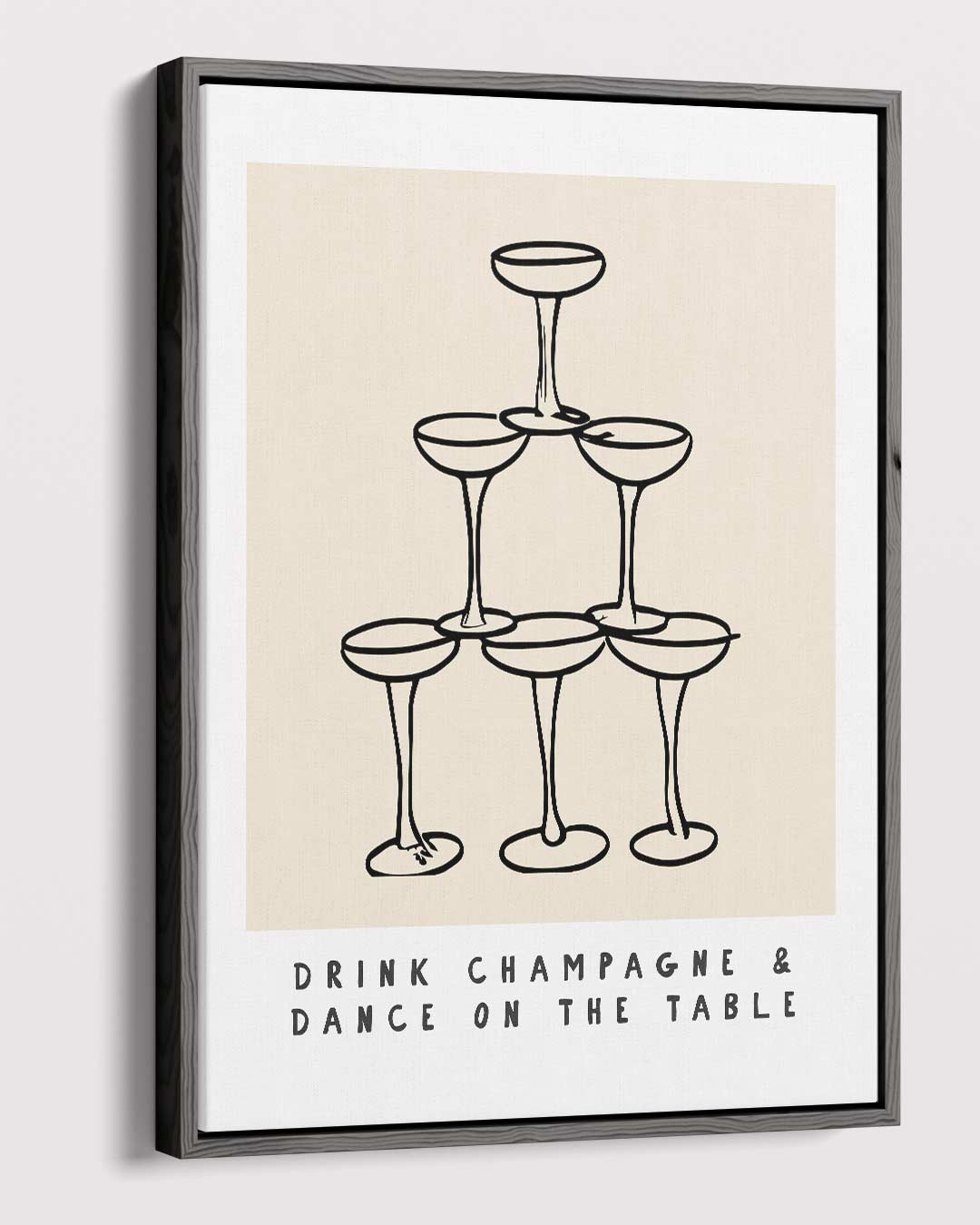 Leef in Stijl Poster – dibond kunstwerk als wanddecoratie