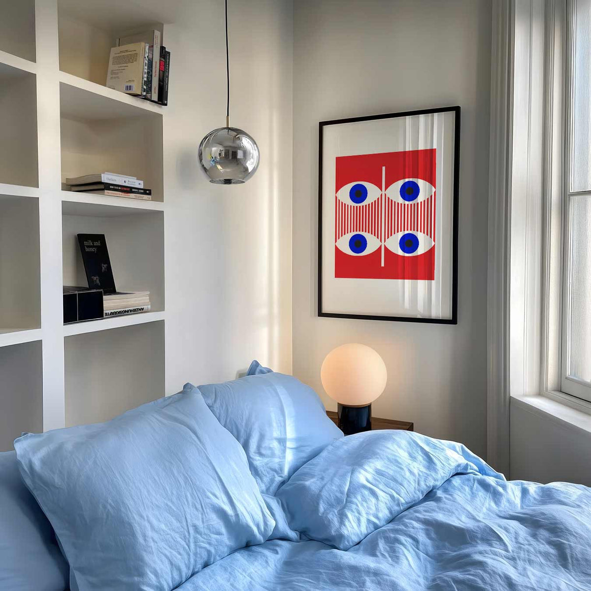 Oogverblindende Abstracte Kunstposter – staande muurposter met dierenthema