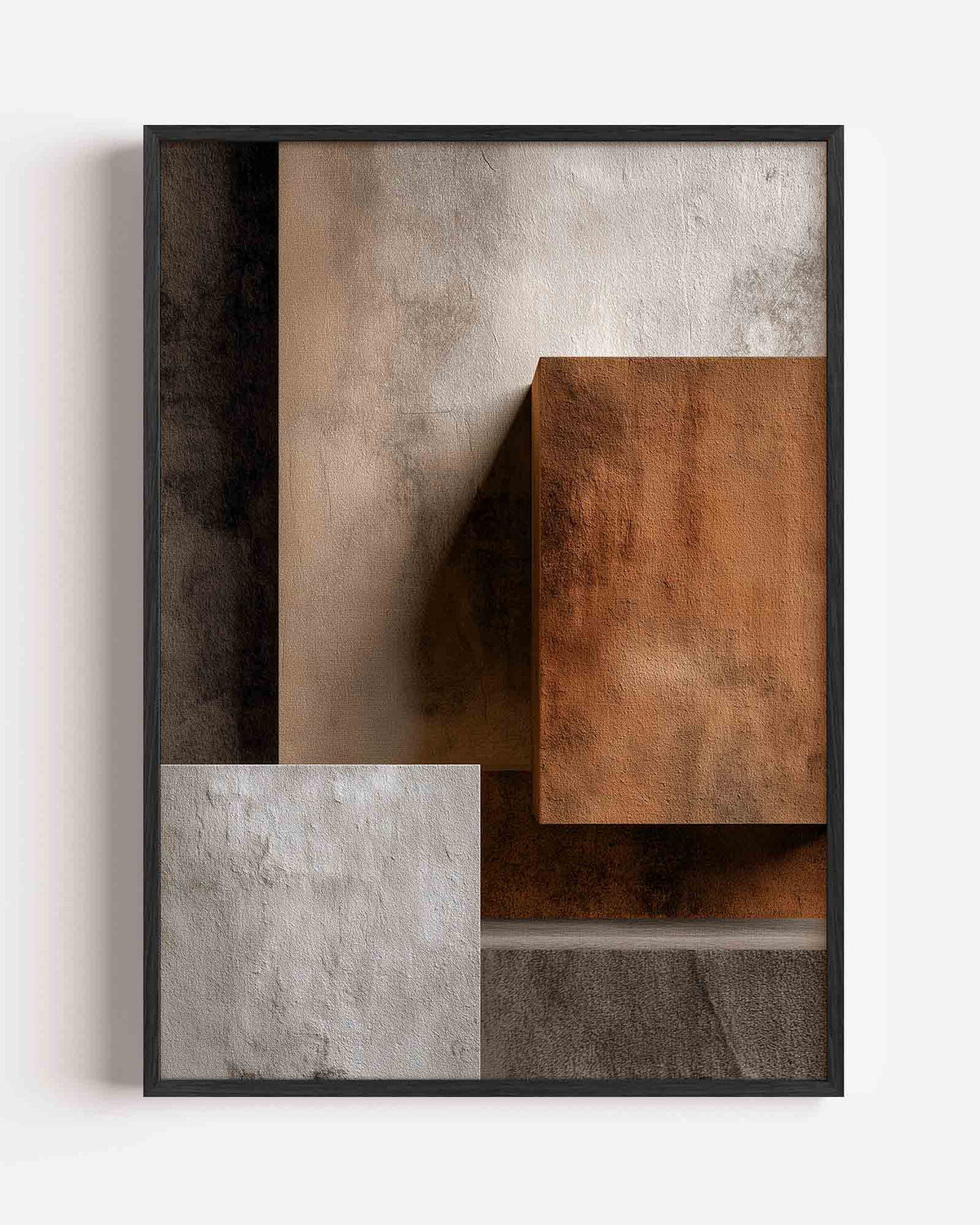 Abstracte textuur – abstracte portret poster als wanddecoratie