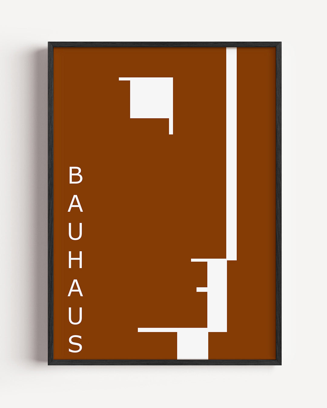 Vormen en lijnen – staande Bauhaus poster als wanddecoratie