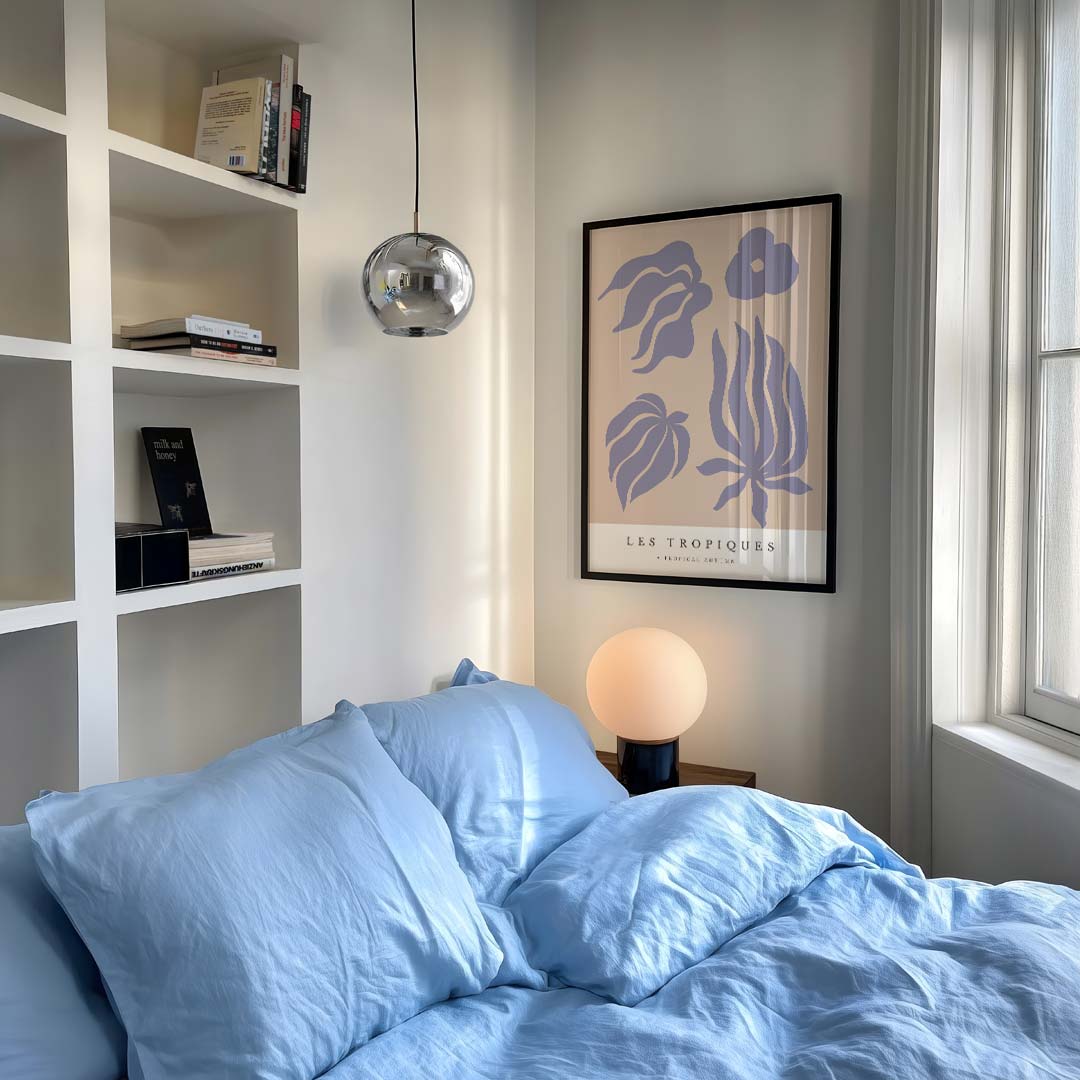 Les Tropiques Artistieke Bladeren – staande boheme wanddecoratie van WallArtistic