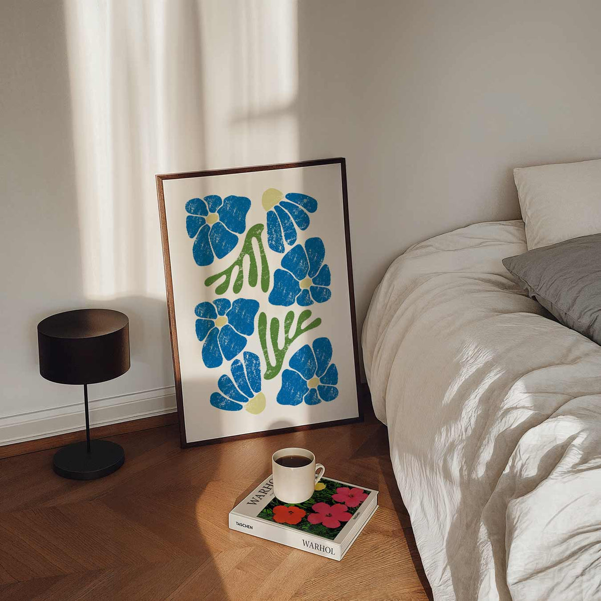 Bloemenpracht Wanddecoratie – staande bloemen wanddecoratie van WallArtistic