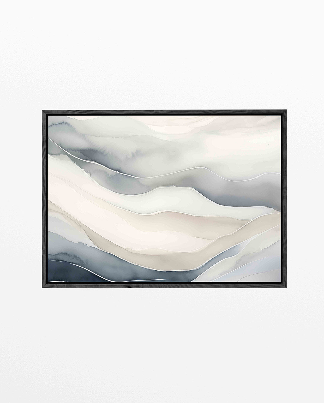 Golvende lijnen – liggend abstract kunstwerk