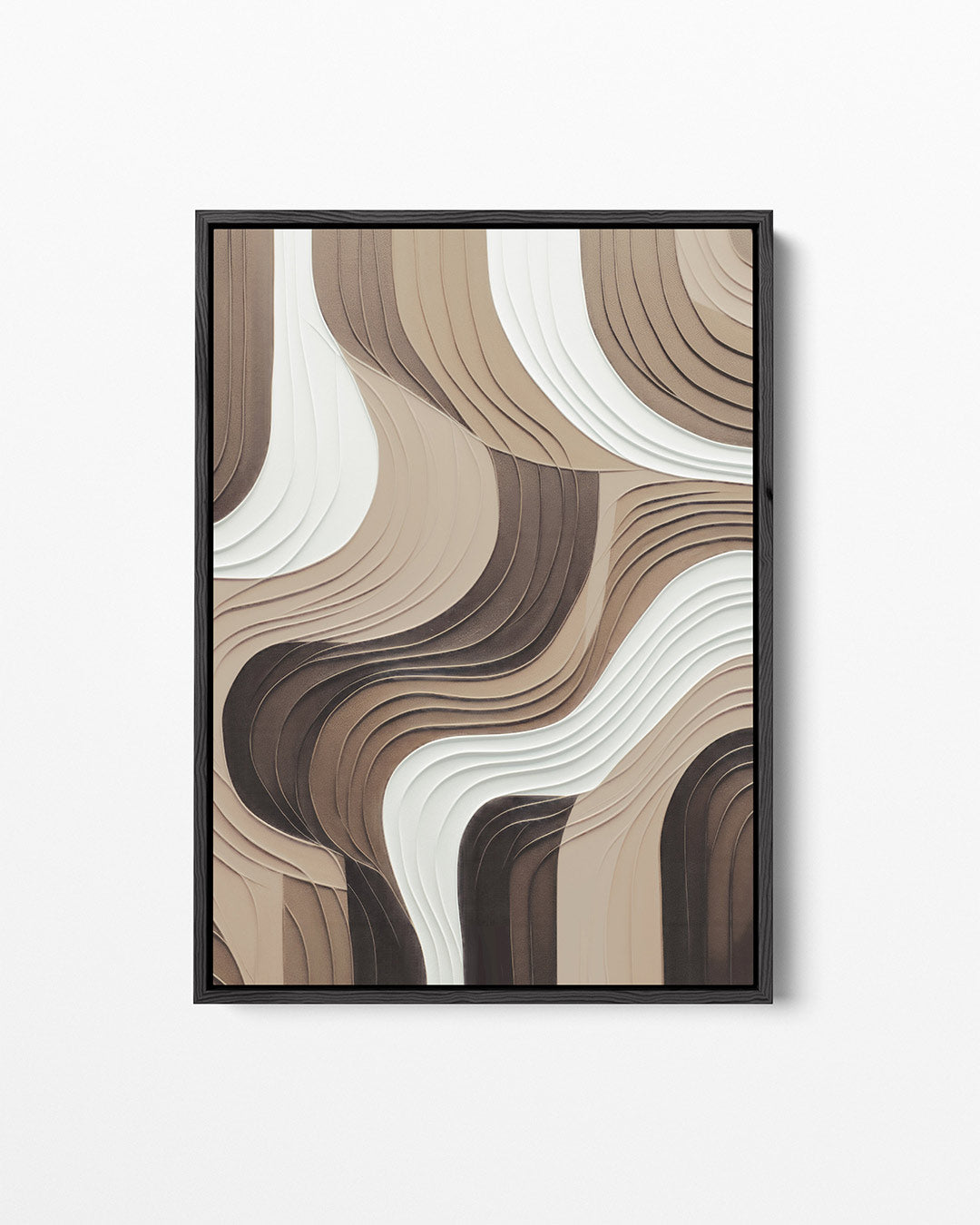 Golvende lijnen compositie – staand wanddecoratie kunstwerk