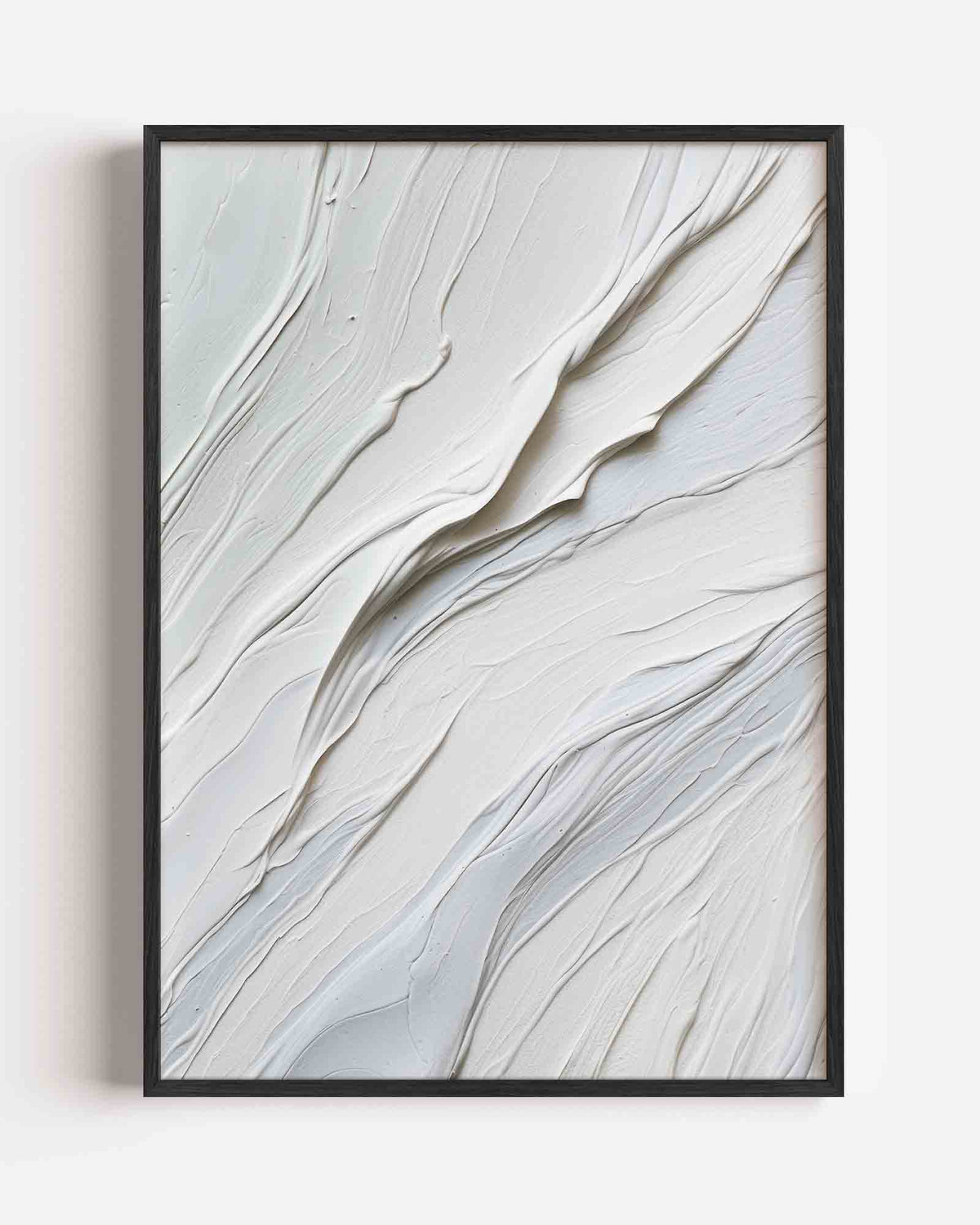 Witte textuur – zacht abstracte portret poster als wanddecoratie