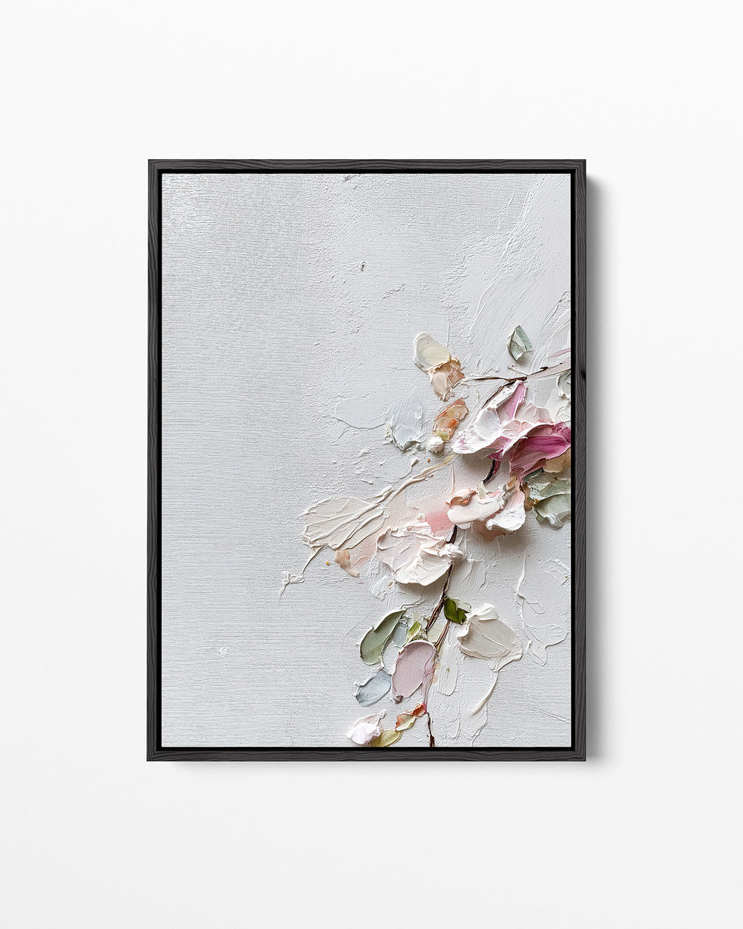 Bloemrijke textuur – staand wanddecoratie kunstwerk