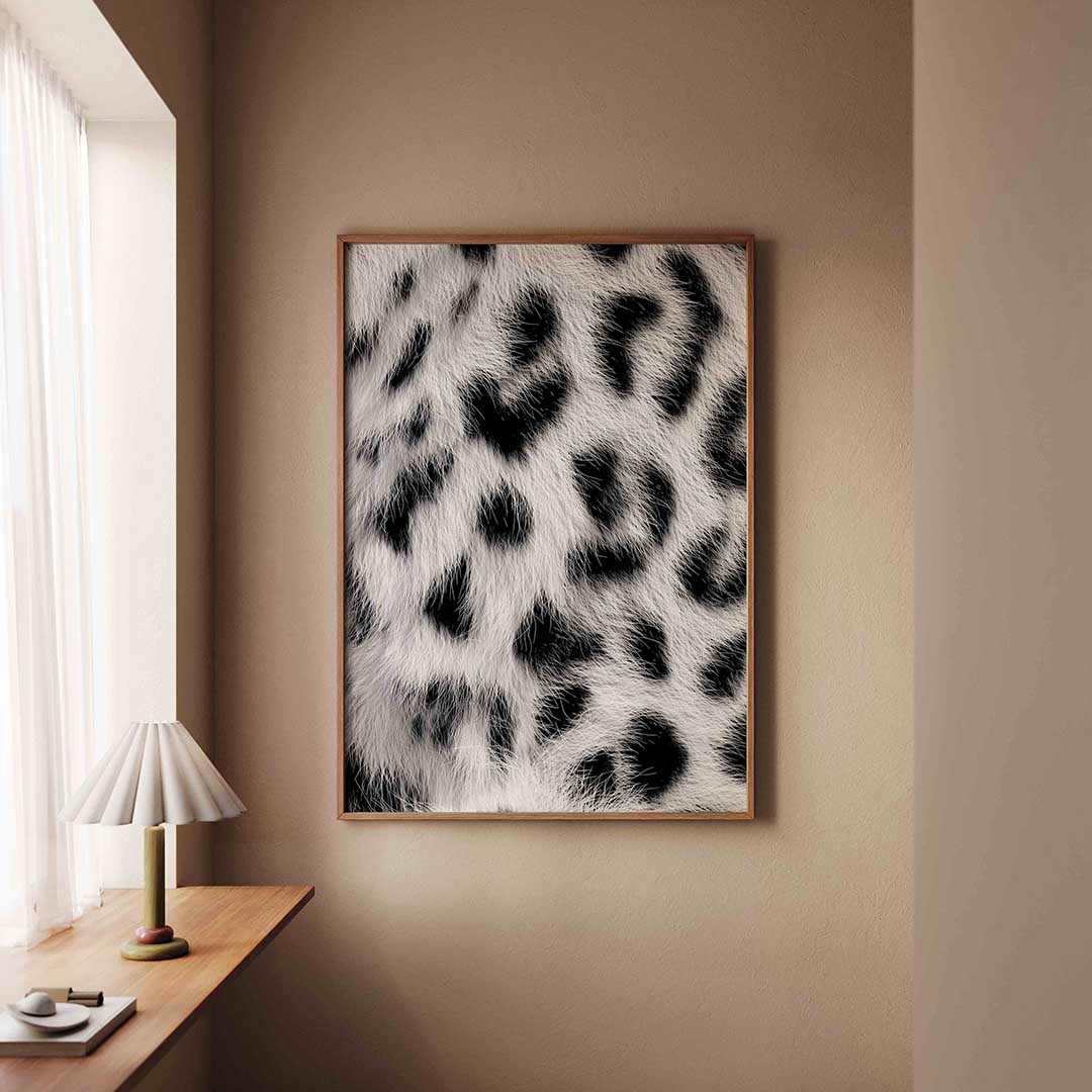 Luipaardprint – staande safari wanddecoratie van WallArtistic