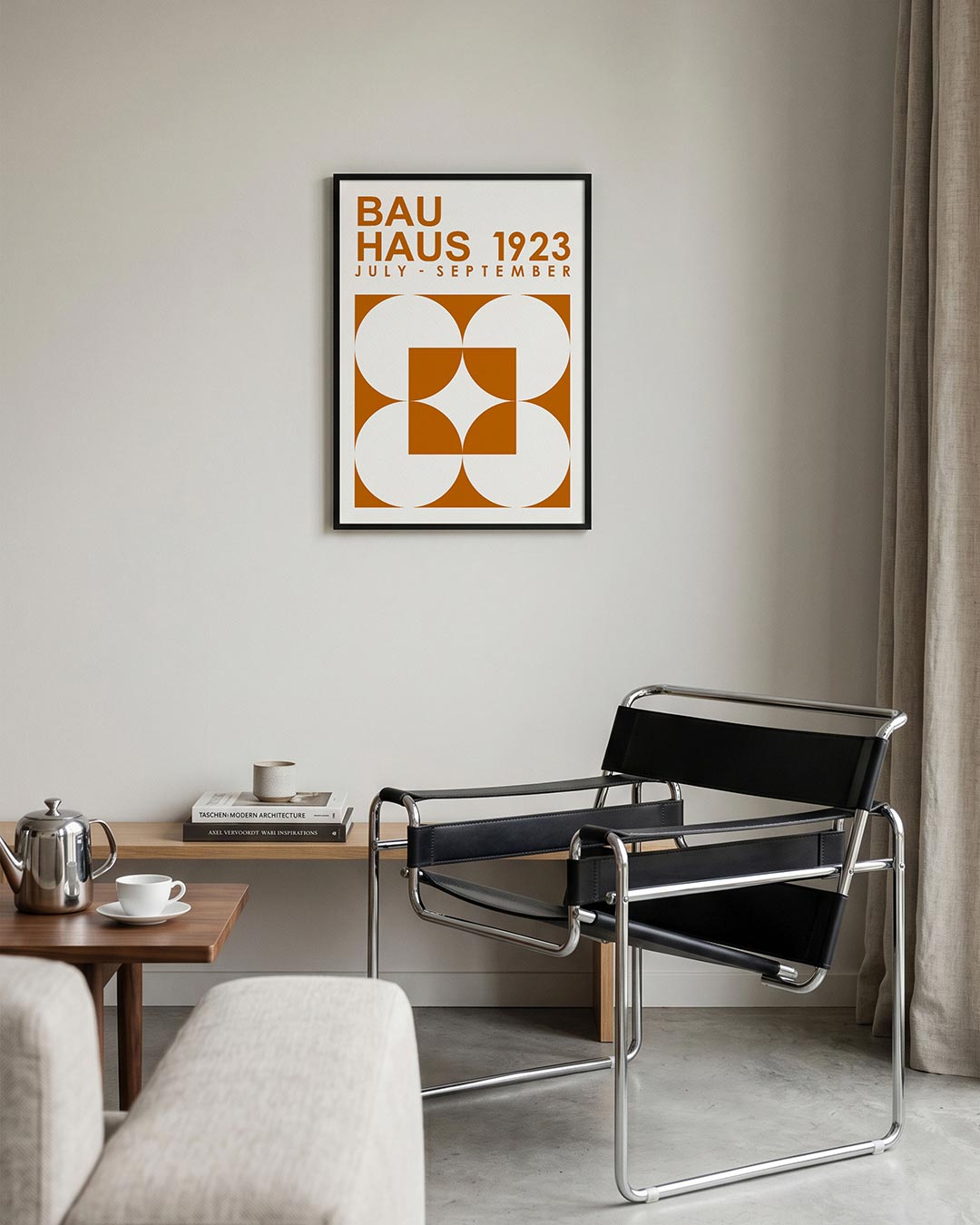  – geometrische Bauhaus poster in staand formaat