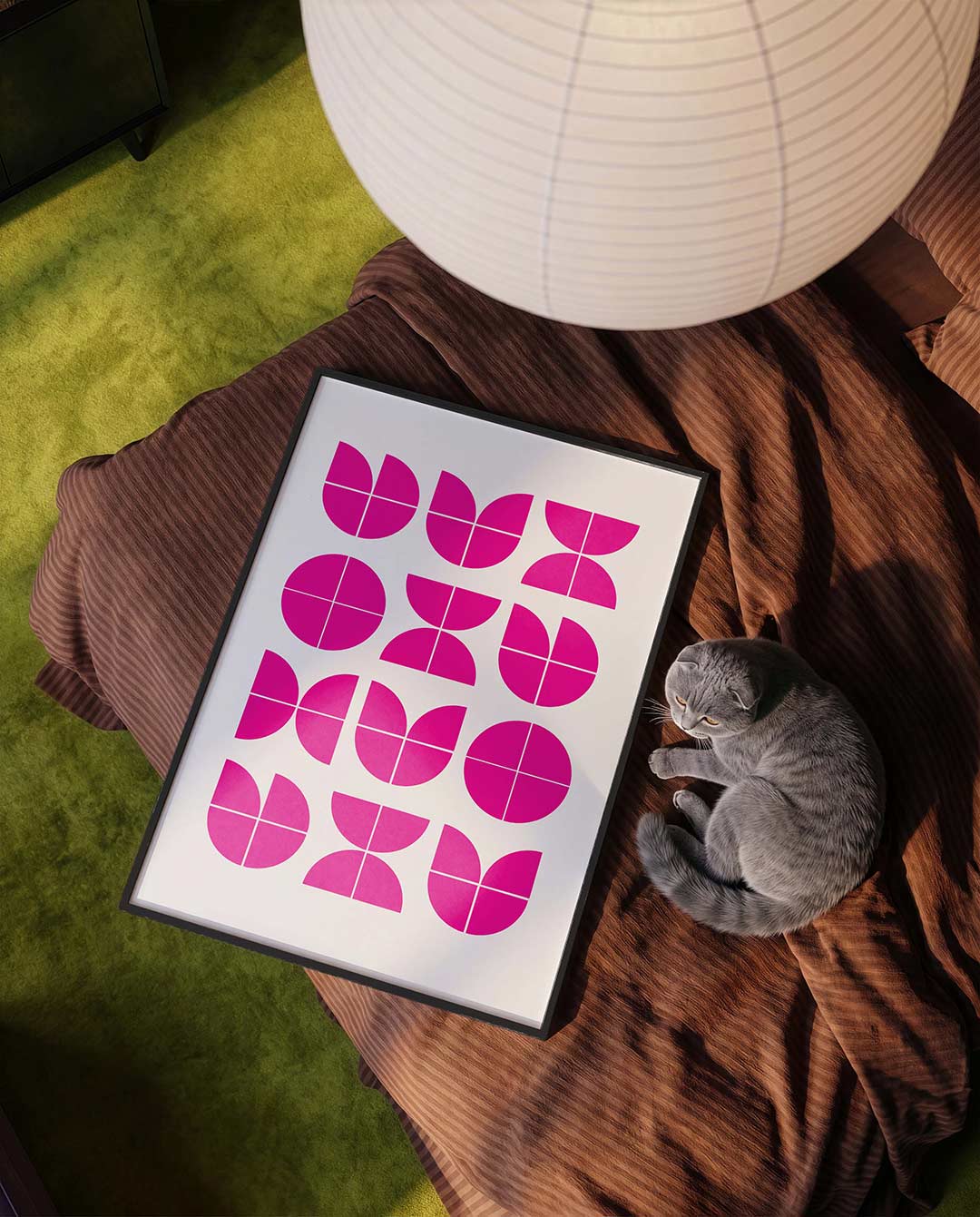  – moderne Bauhaus wandkunst als poster
