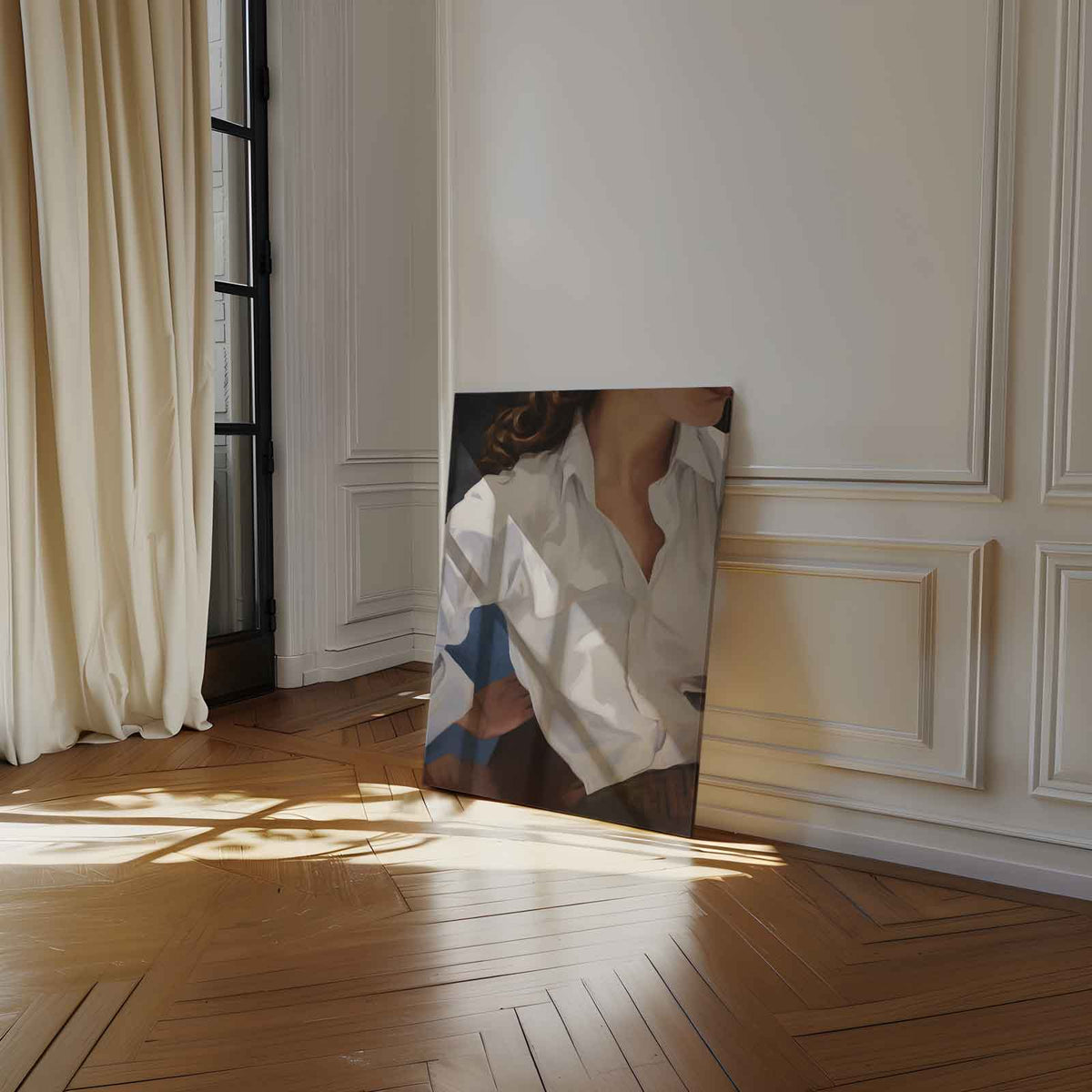 Casual Elegantie – staand kunstwerk voor modern interieur