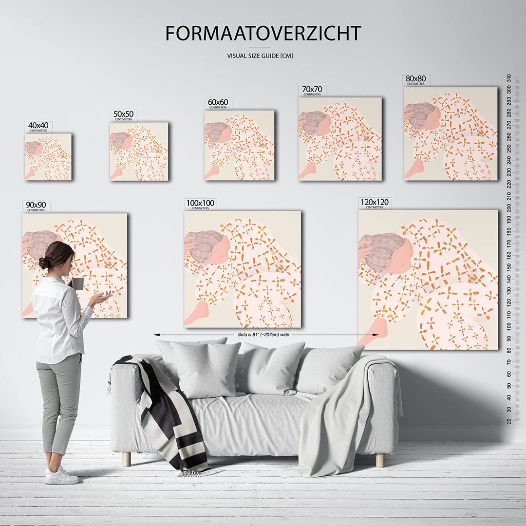 Abstract kunstwerk – sfeerbeeld – een abstract kunstwerk met donkere tinten en een rustige visuele opbouw.