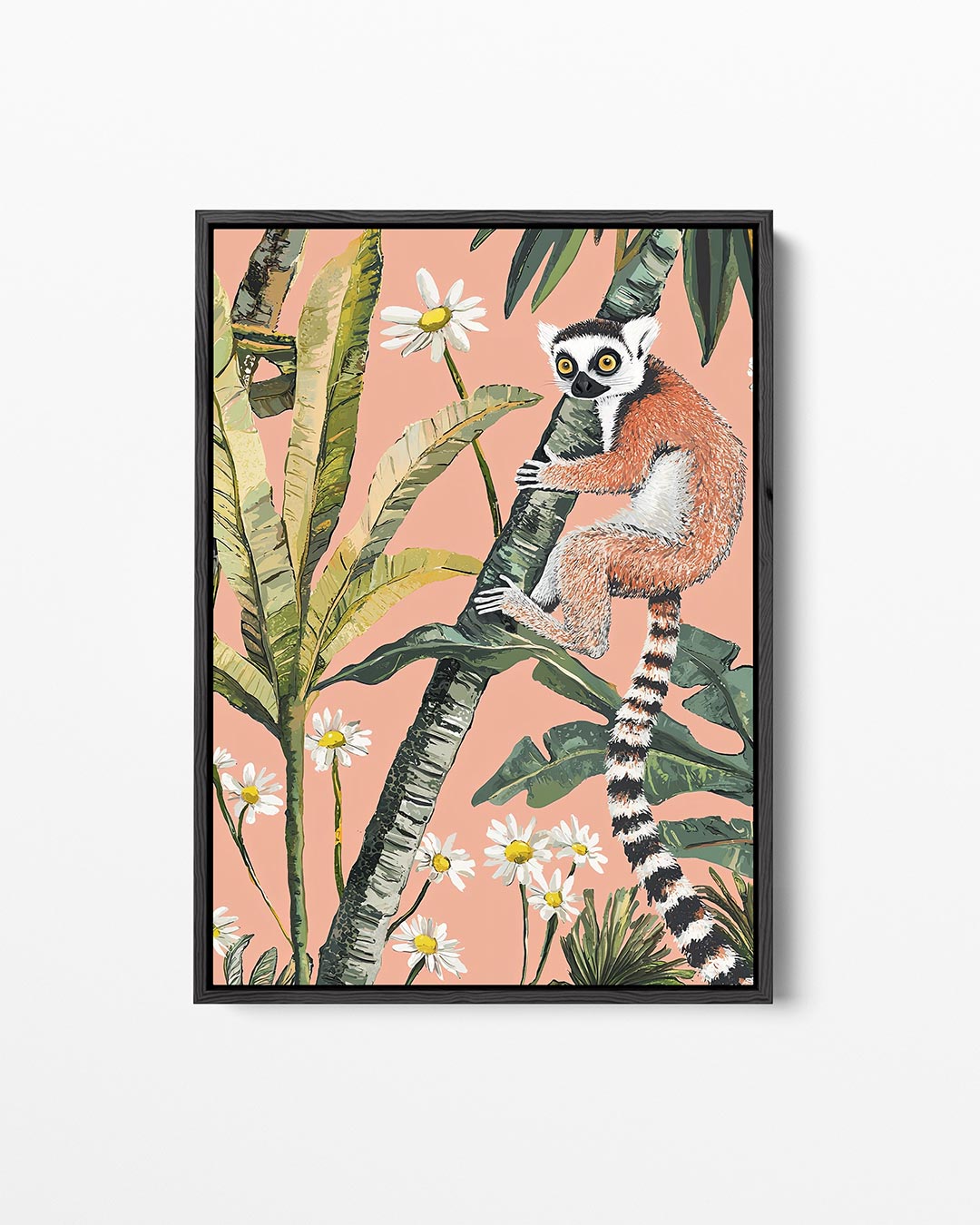 Dier in tropische natuur – staand wanddecoratie kunstwerk
