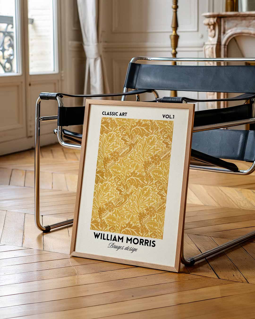Klassieke Bloempatronen – William Morris poster in staand formaat