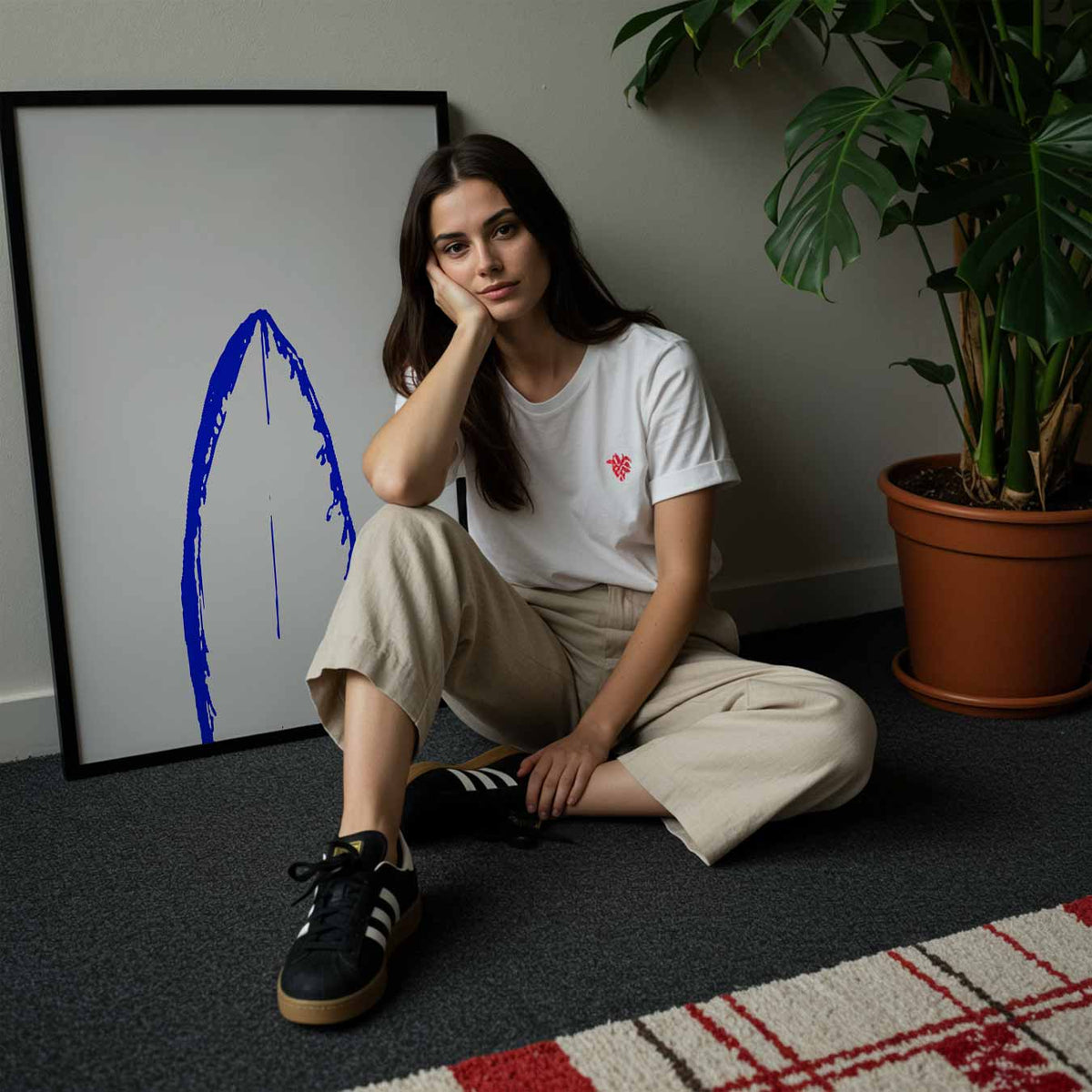 Moderne Bladkunst – dierenillustratie als portret poster