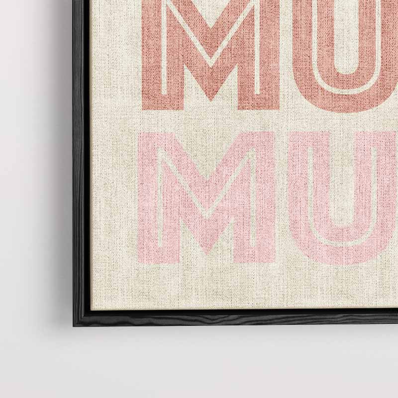 Kleurrijke Inspiratie MUSE Poster – canvas wanddecoratie in portret formaat