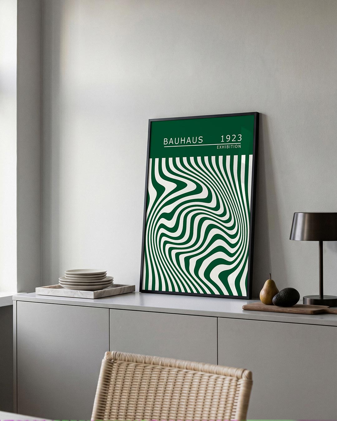  – moderne Bauhaus wandkunst als poster