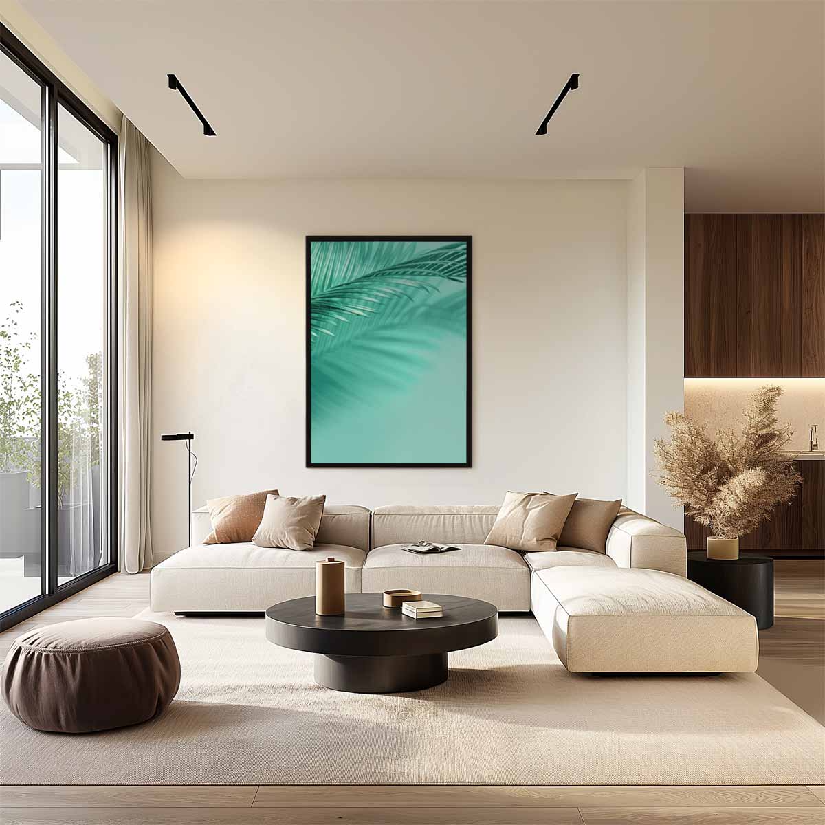 Schatten van een Parelwoud – staand kunstwerk voor modern interieur
