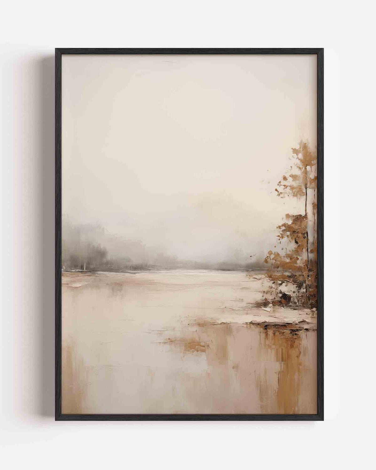 Landschap met bomen – botanische portret poster als wanddecoratie