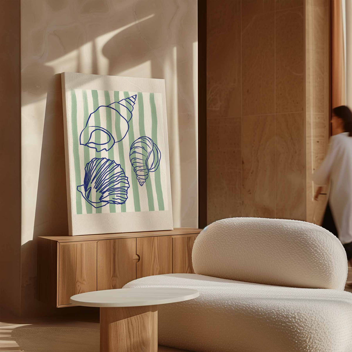 Schelpenschat – plexiglas kunstwerk als wanddecoratie