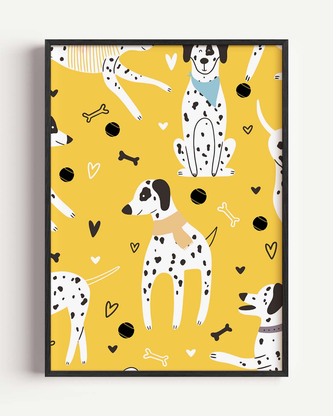 Dalmatier Droomwereld – dieren portret poster als wanddecoratie