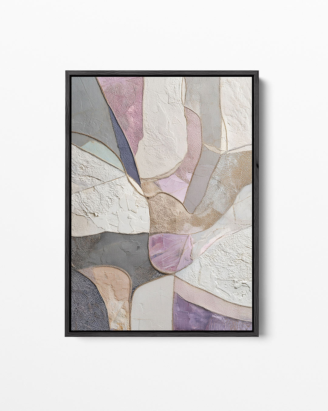 Organische vormen compositie – staand wanddecoratie kunstwerk