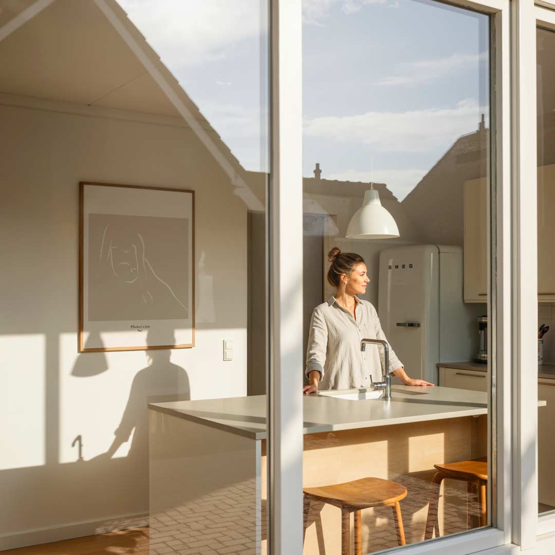 Minimalistische Lijnkunst – minimalistische lijnkunst als portret poster
