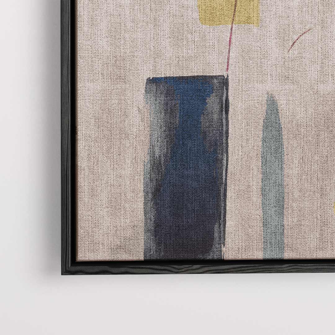Abstracte Vormen in Balans – dibond kunstwerk als wanddecoratie