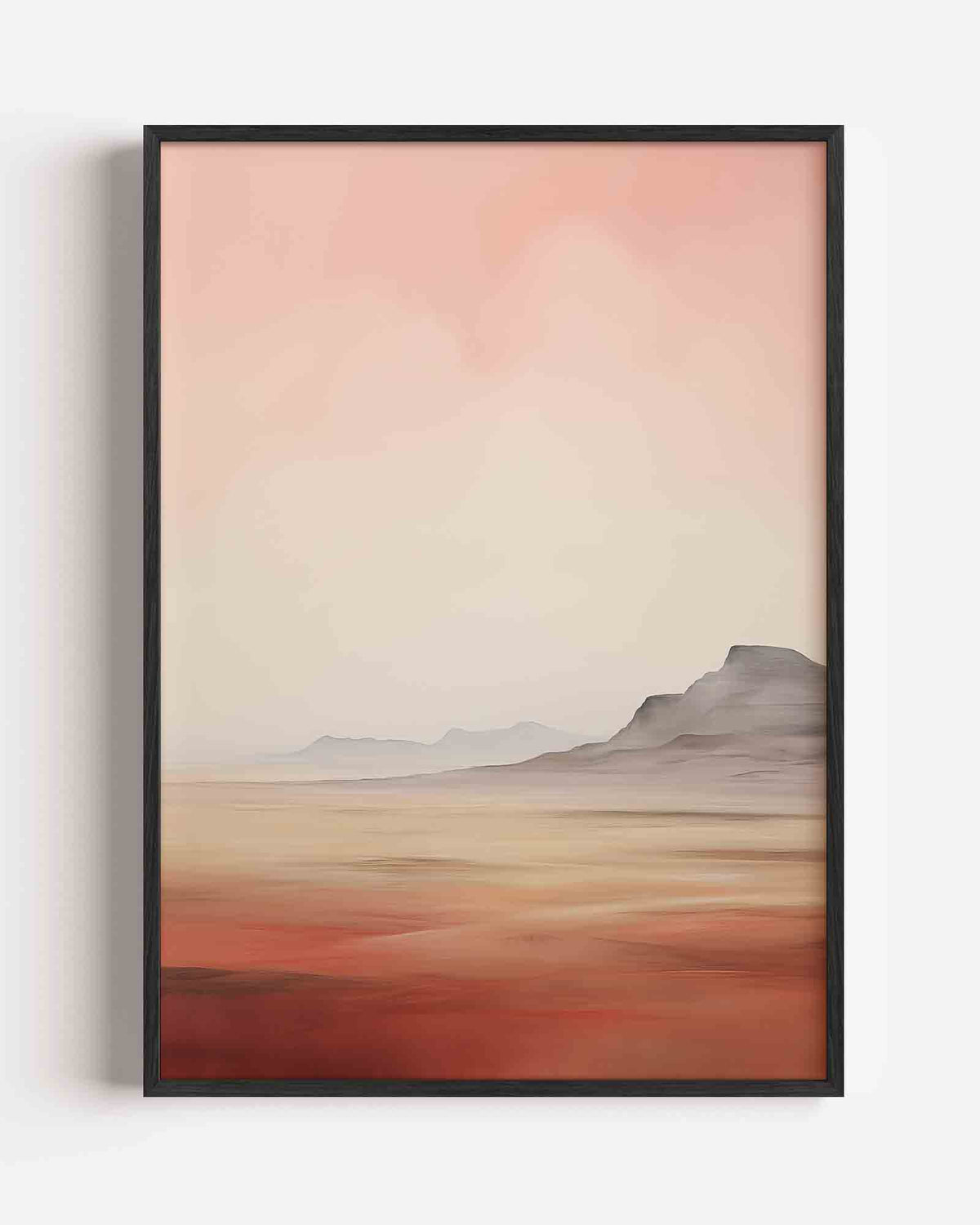 Landschap met bergen – natuur portret poster als wanddecoratie