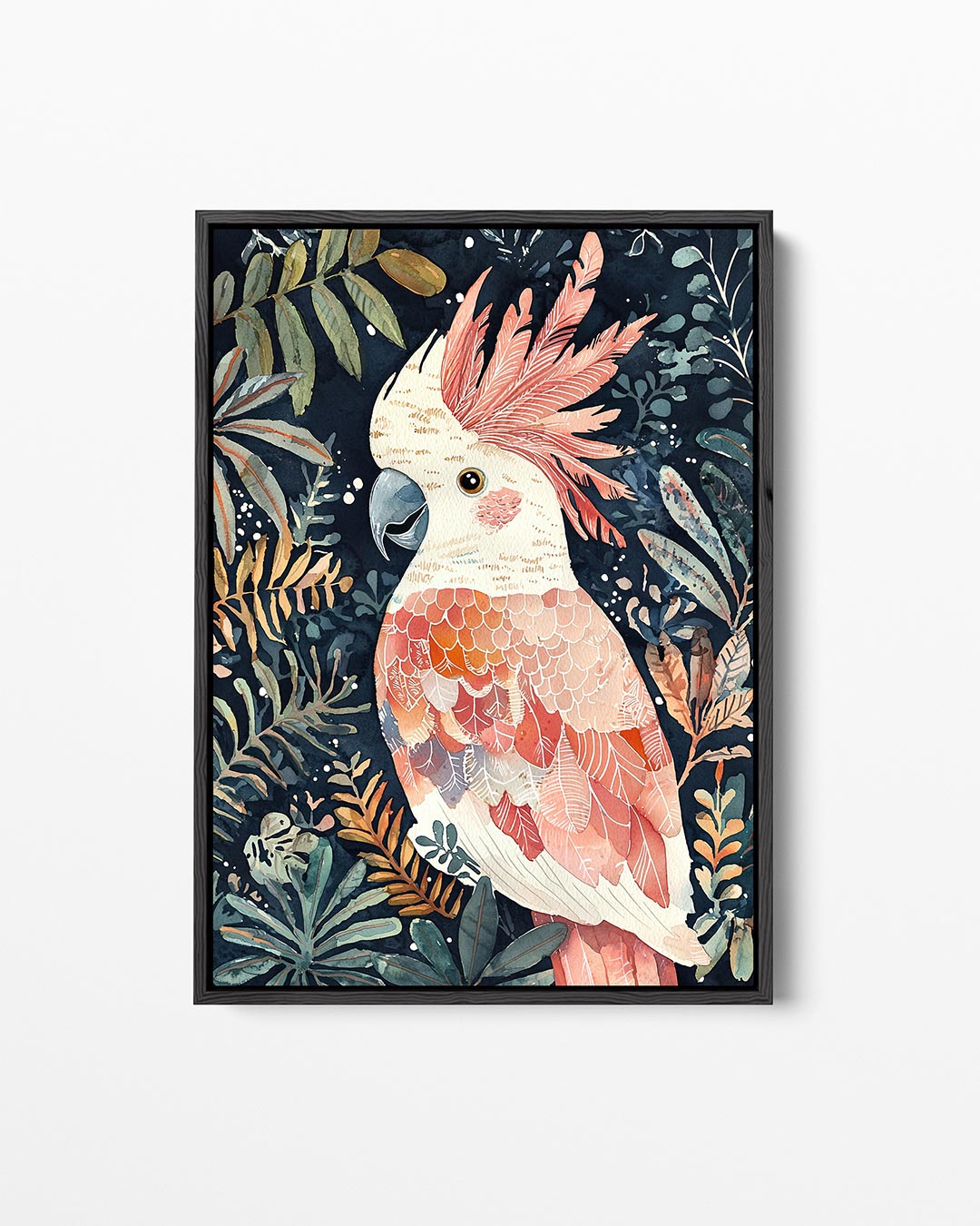 Vrolijke papegaai – staand wanddecoratie kunstwerk