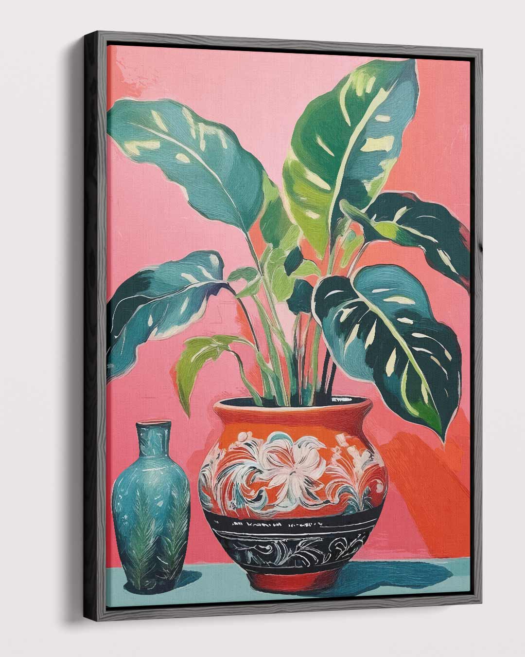 Tropische Botanische Schildering – dibond kunstwerk als wanddecoratie
