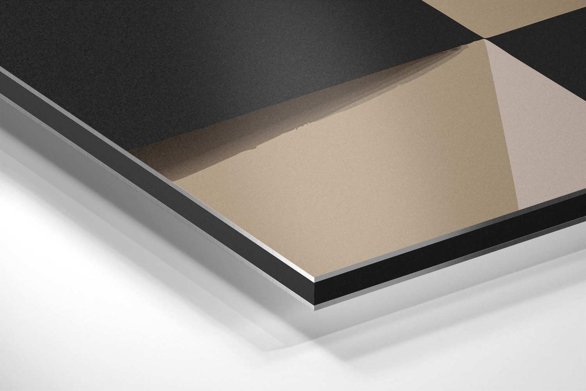 Abstracte Vormenspelen – canvas kunstwerk als wanddecoratie