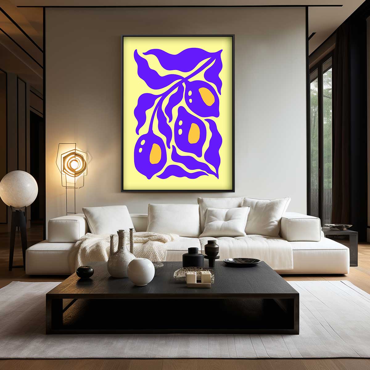 Speelse Citroenen – staand kunstwerk voor modern interieur